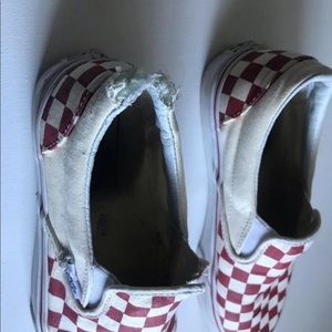 Red Checkered Vans